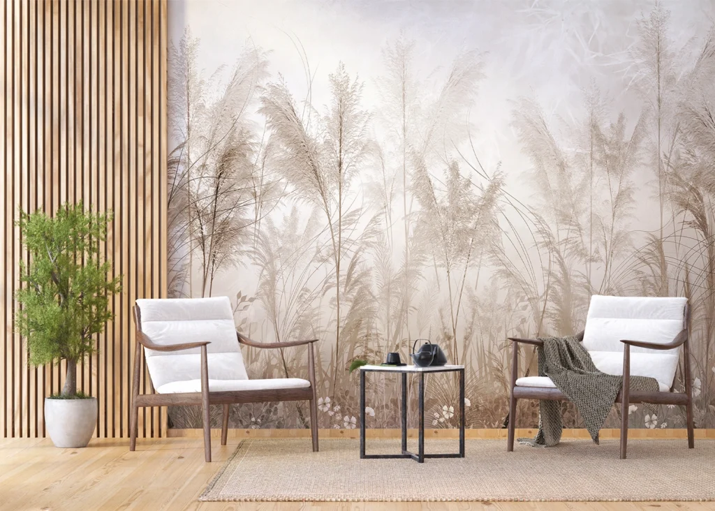 Wall Mural Pampas Garden, Made to Measure, FT5P 3063 3