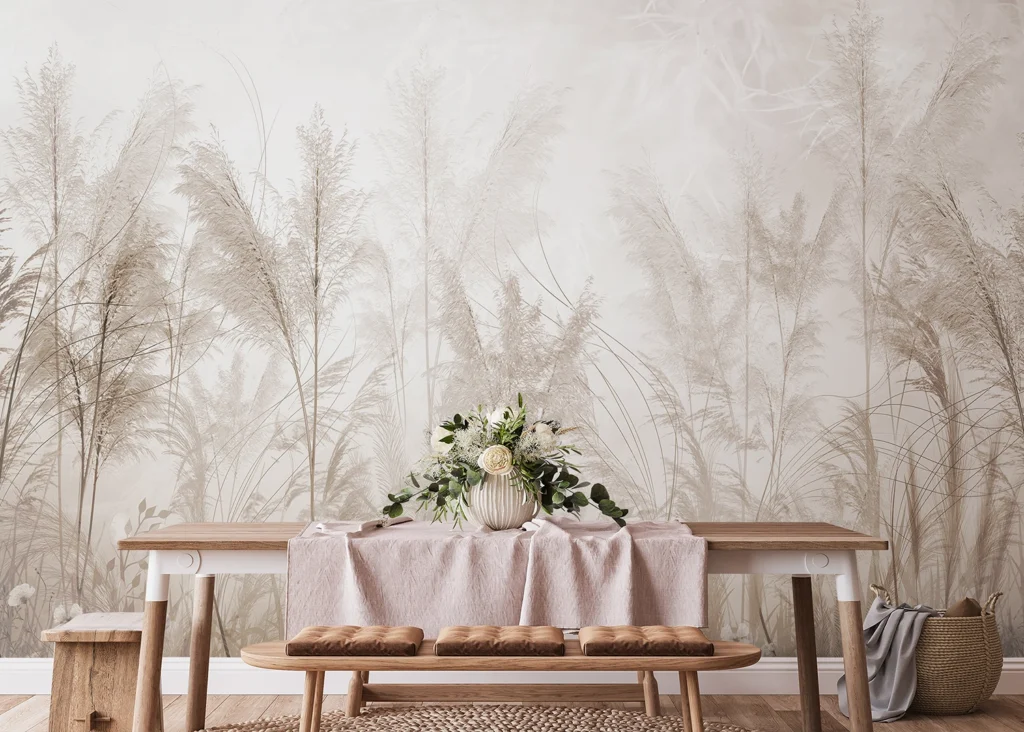 Wall Mural Pampas Garden, Made to Measure, FT5P 3063