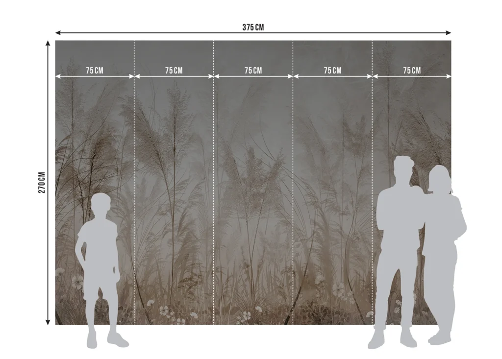 Wall Mural Pampas Garden, Made to Measure, FT5P 3063 9