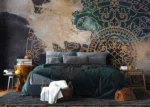 Wall Mural Blue Fumes, 375 x 270 cm, FT5P 352049
