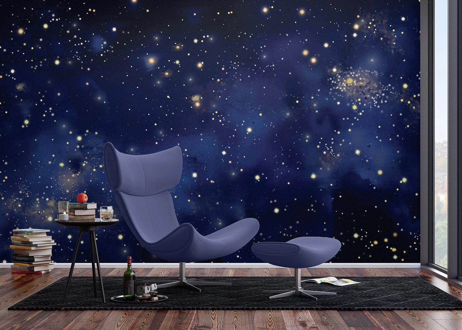 Wall Mural Night Sky, Made to Measure, FT5P 352151 2