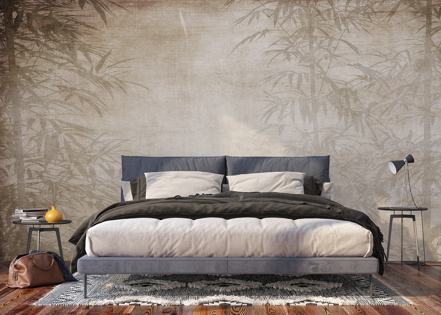 Custom Size Wall Mural Bamboo Forest | Premium Non-Woven Wallpaper | FT5P3069 7