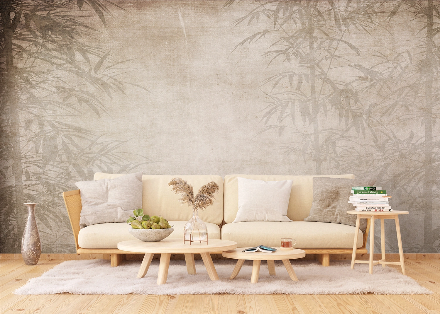 Custom Size Wall Mural Bamboo Forest | Premium Non-Woven Wallpaper | FT5P3069 2